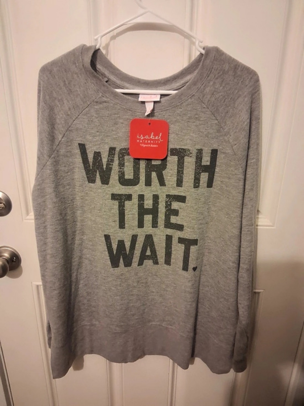 J.Crew Graphic Sweatshirt in Gray Size Large NWT